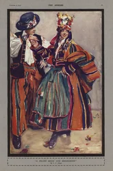 Eine polnische Braut und Bräutigam